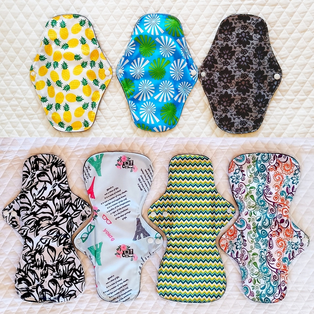 3 M - 4 XL - Reusable Pads - Absorbent Bamboo Charcoal